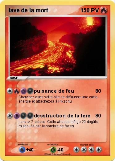 Pokemon lave de la mort