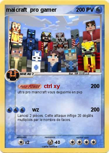 Pokemon maicraft  pro gamer