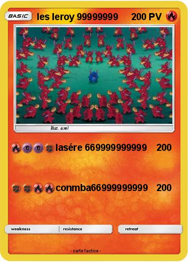 Pokemon les leroy 99999999