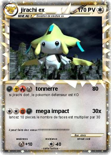 Pokemon jirachi ex