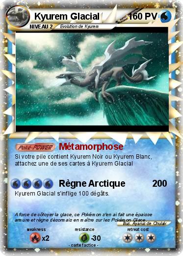 Pokemon Kyurem Glacial