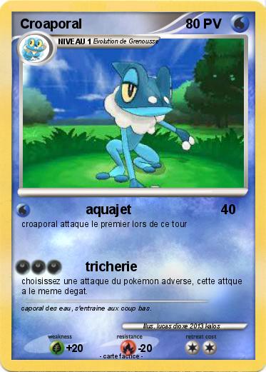 Pokemon Croaporal