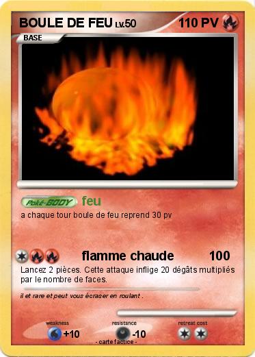 Pokemon BOULE DE FEU