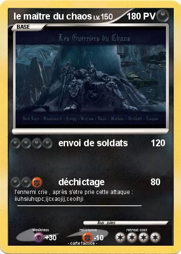 Pokemon le maître du chaos