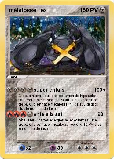 Pokemon métalosse   ex
