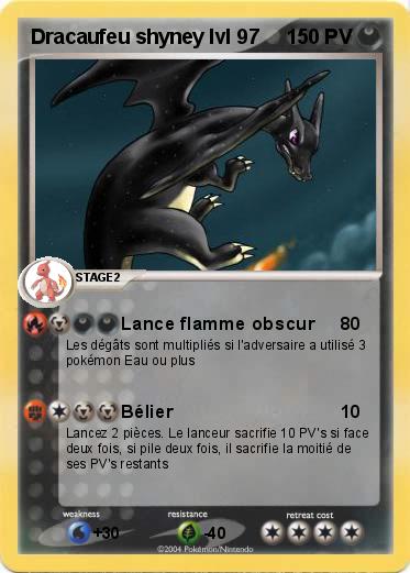 Pokemon Dracaufeu shyney lvl 97
