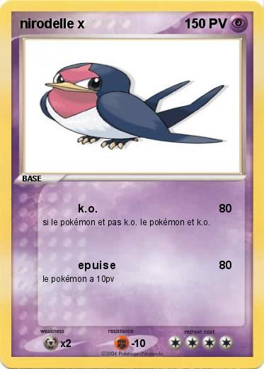 Pokemon nirodelle x
