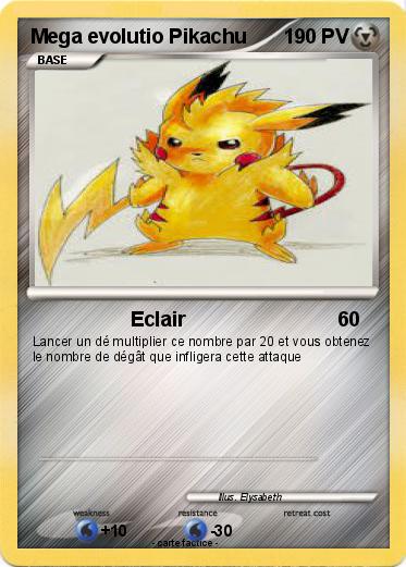 Pokemon Mega evolutio Pikachu