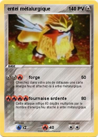 Pokemon entei métalurgique