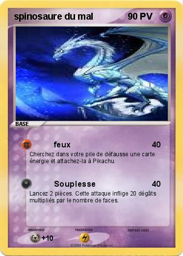 Pokemon spinosaure du mal