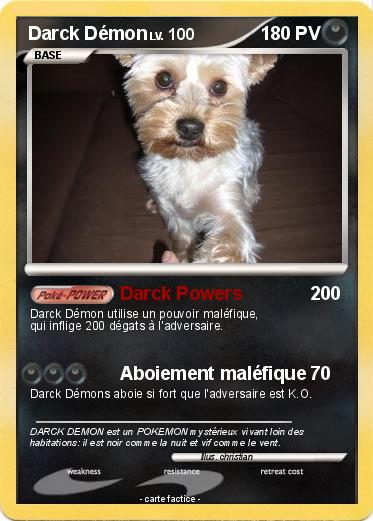 Pokemon Darck Démon