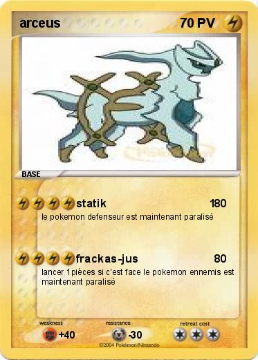 Pokemon arceus