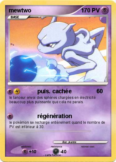 Pokemon mewtwo