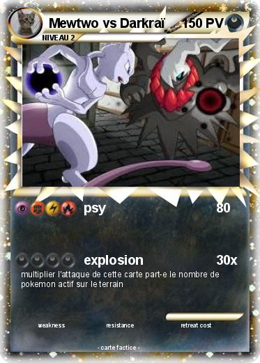 Pokemon Mewtwo vs Darkraï