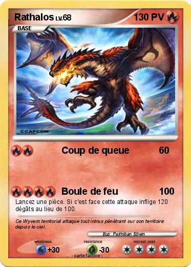 Pokemon Rathalos