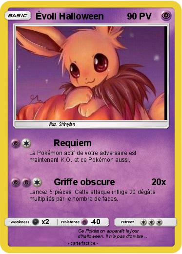 Pokemon Évoli Halloween