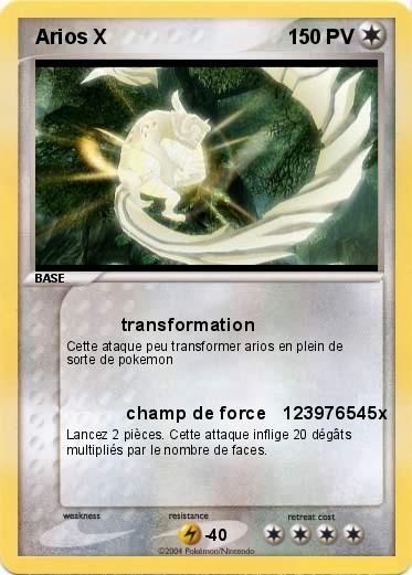 Pokemon  Arios X