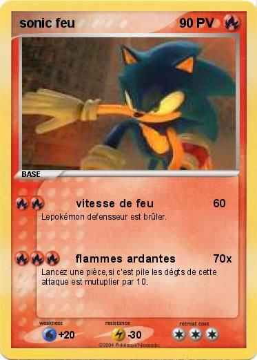 Pokemon sonic feu