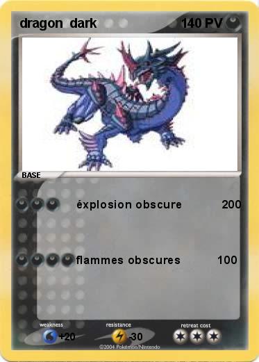 Pokemon dragon  dark 