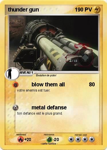 Pokemon thunder gun
