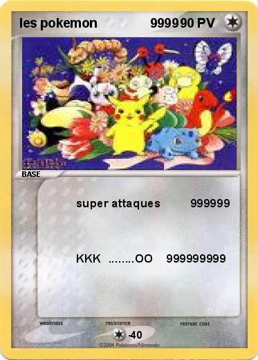 Pokemon les pokemon               9999                                     