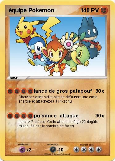 Pokemon équipe Pokemon