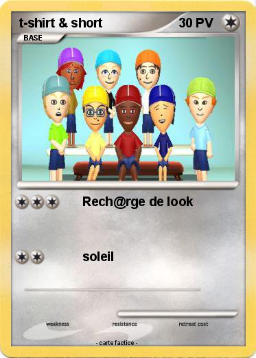 Pokemon t-shirt & short