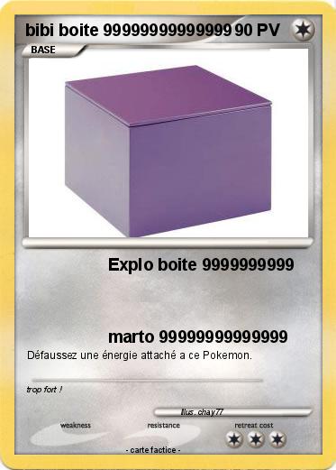 Pokemon bibi boite 99999999999999