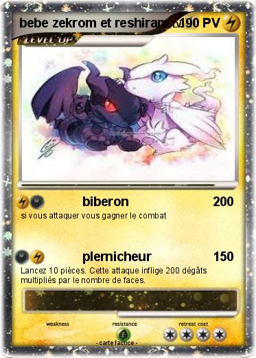 Pokemon bebe zekrom et reshiram