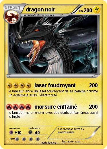 Pokemon dragon noir