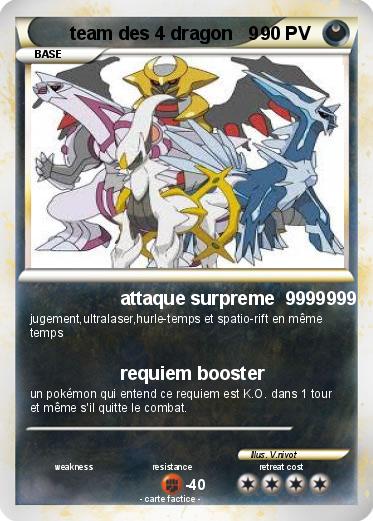 Pokemon team des 4 dragon   9