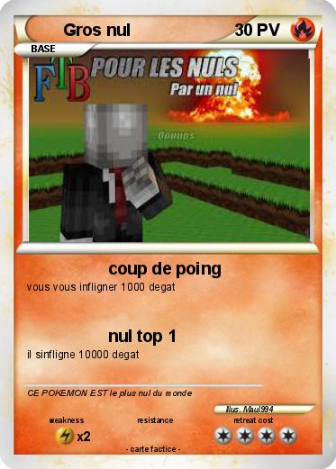 Pokemon Gros nul