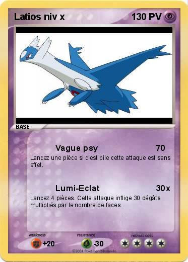 Pokemon Latios niv x