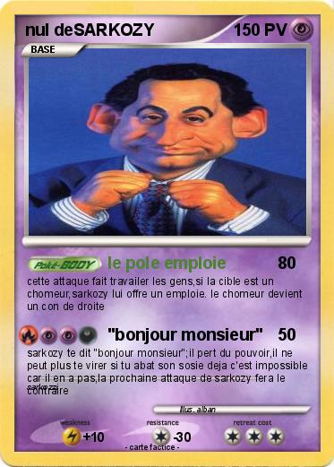 Pokemon nul deSARKOZY