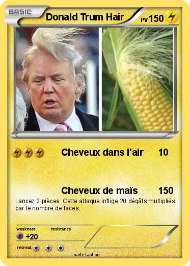 Pokemon Donald Trum Hair
