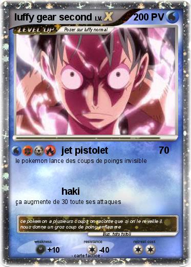Pokemon luffy gear second