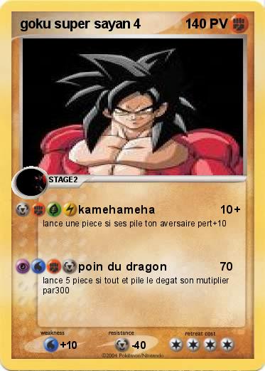 Pokemon goku super sayan 4