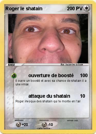 Pokemon Roger le shatain