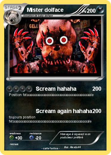 Pokemon Mister dolface