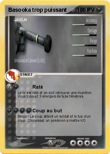 Pokemon Basooka trop puissant