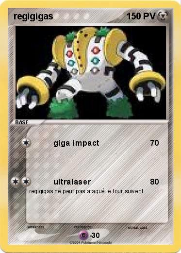 Pokemon regigigas