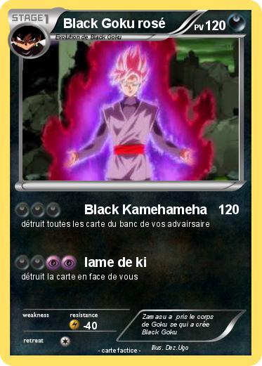 Pokemon Black Goku rosé
