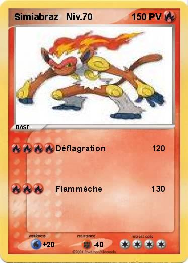 Pokemon Simiabraz   Niv.70                    
