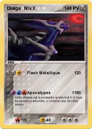 Pokemon Dialga   Niv.X