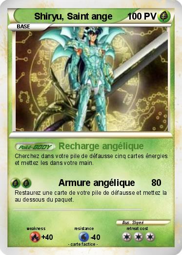 Pokemon Shiryu, Saint ange