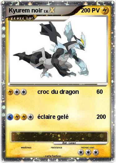 Pokemon Kyurem noir