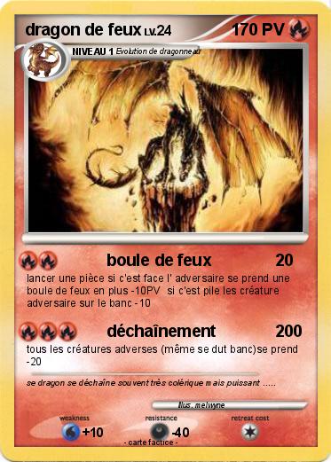 Pokemon dragon de feux