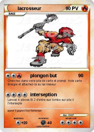 Pokemon lacrosseur