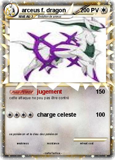 Pokemon arceus f. dragon