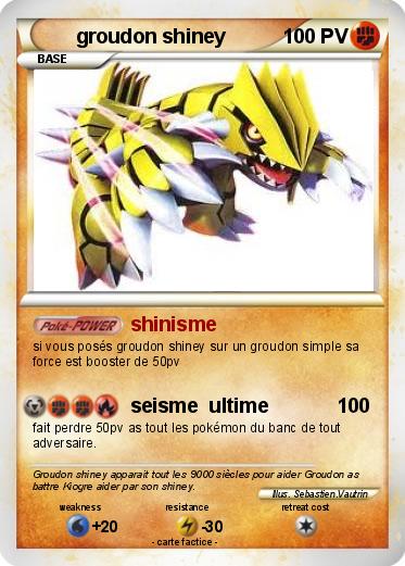 Pokemon groudon shiney